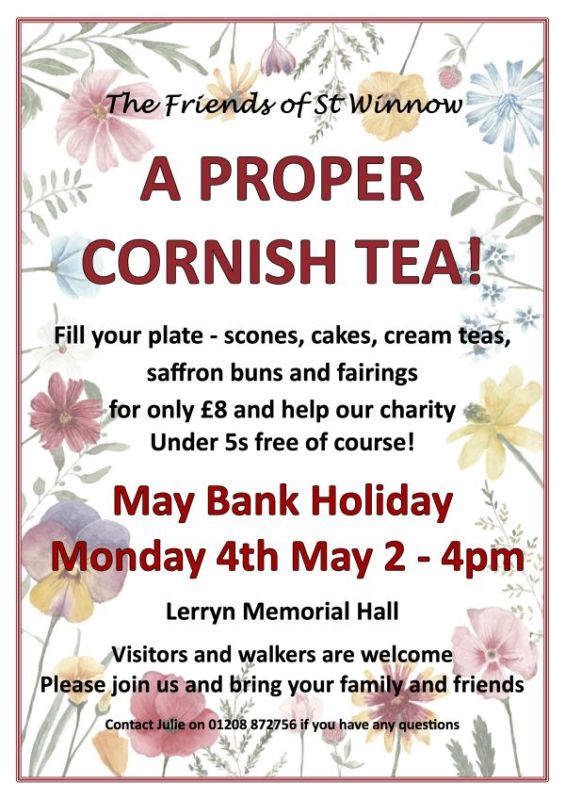 A Proper Cornish Tea Party!